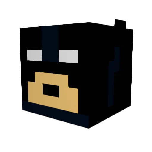 darkcaleb10 Minecraft avatar head, 3D render