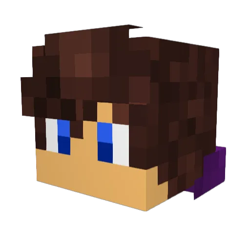 darkchaos730 Minecraft avatar head, 3D render