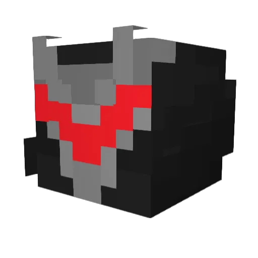 darkcroe Minecraft avatar head, 3D render