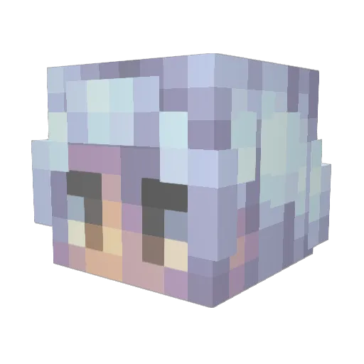 darkdestiny1010 Minecraft avatar head, 3D render