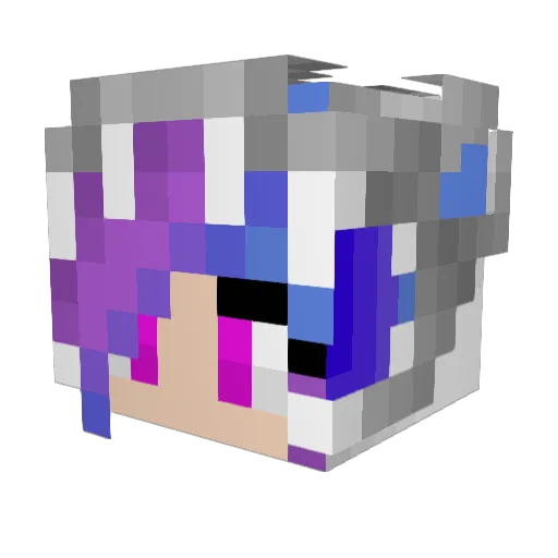 darkdiamond2710 Minecraft avatar head, 3D render