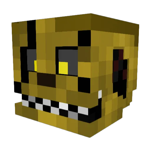 darkdragon0104 Minecraft avatar head, 3D render