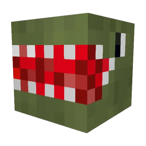 darkdrekic4 Minecraft avatar head, 3D render