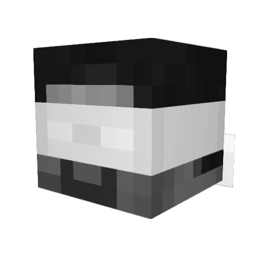 darkeison Minecraft avatar head, 3D render
