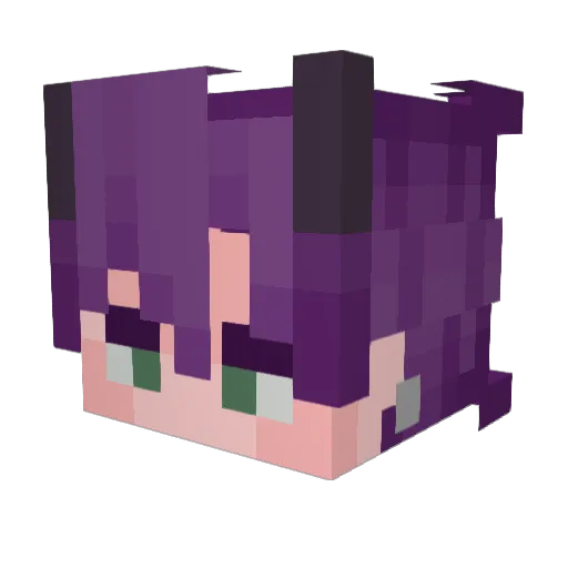 darkemperorfinn Minecraft avatar head, 3D render