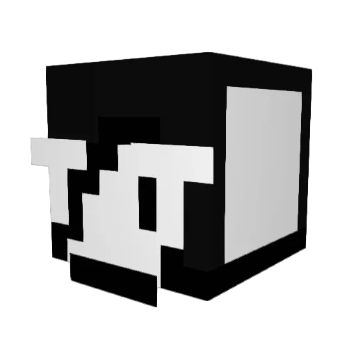 darkenedthereal Minecraft avatar head, 3D render