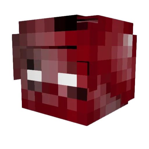 darkestshadow102 Minecraft avatar head, 3D render