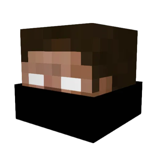 darkevil802 Minecraft avatar head, 3D render