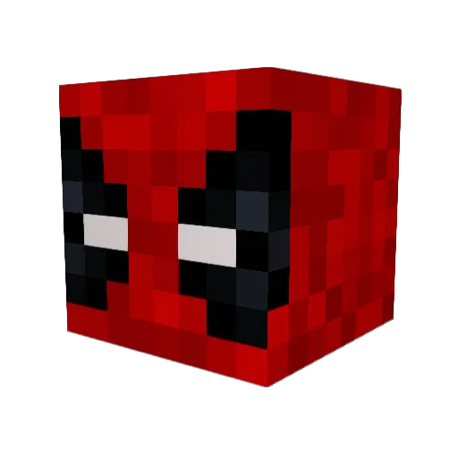 darkflux88 Minecraft avatar head, 3D render