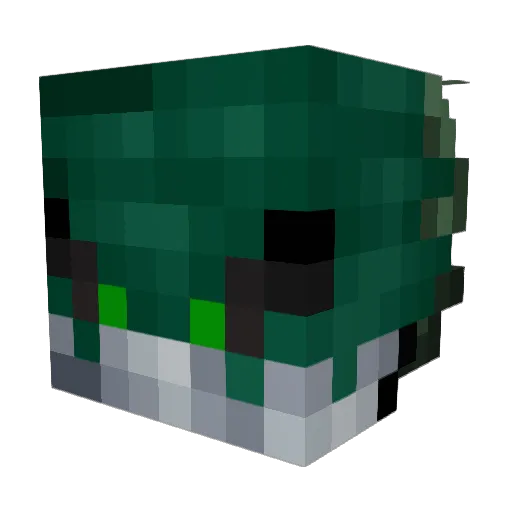 darkgamer527 Minecraft avatar head, 3D render