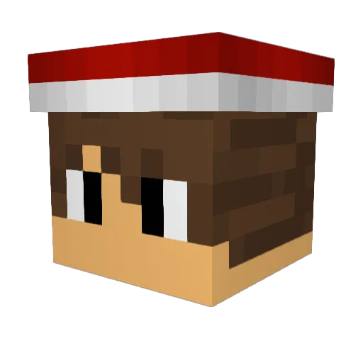 darkilias11 Minecraft avatar head, 3D render