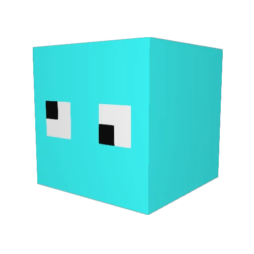 darkillua Minecraft avatar head, 3D render
