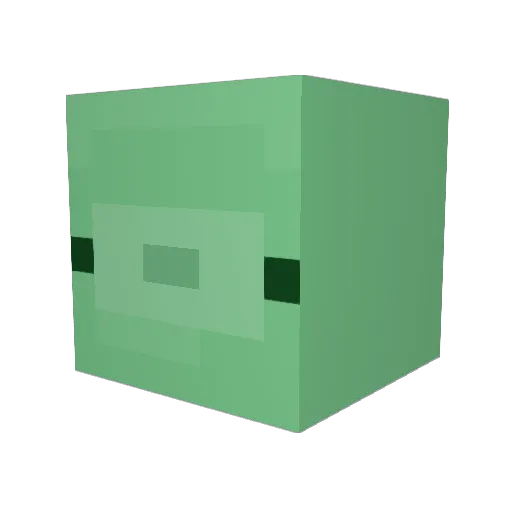 darkingbog Minecraft avatar head, 3D render