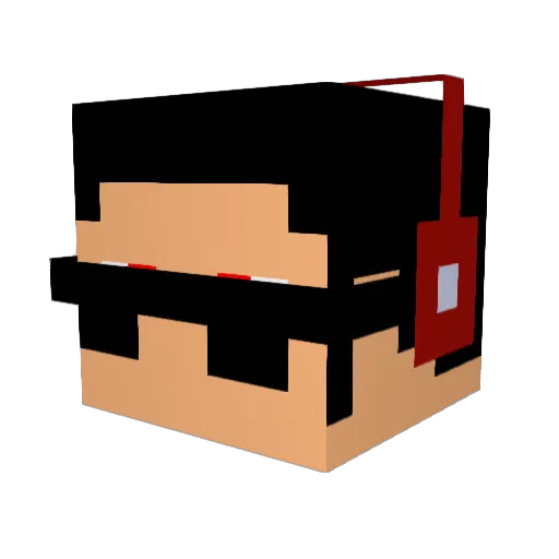 darkiss62 Minecraft avatar head, 3D render