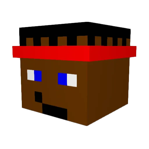 darkketchup02 Minecraft avatar head, 3D render
