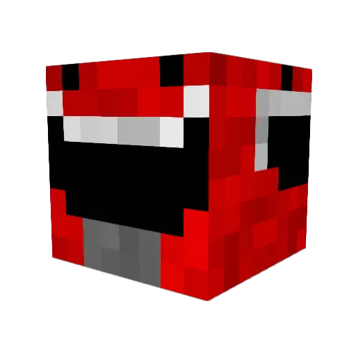 darkknight22 Minecraft avatar head, 3D render