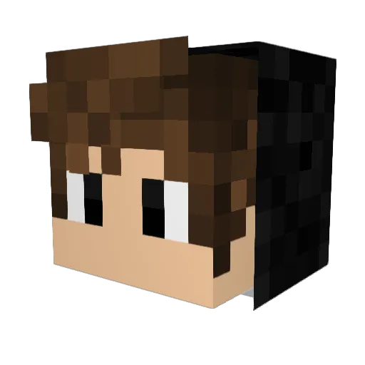 darkknight726 Minecraft avatar head, 3D render