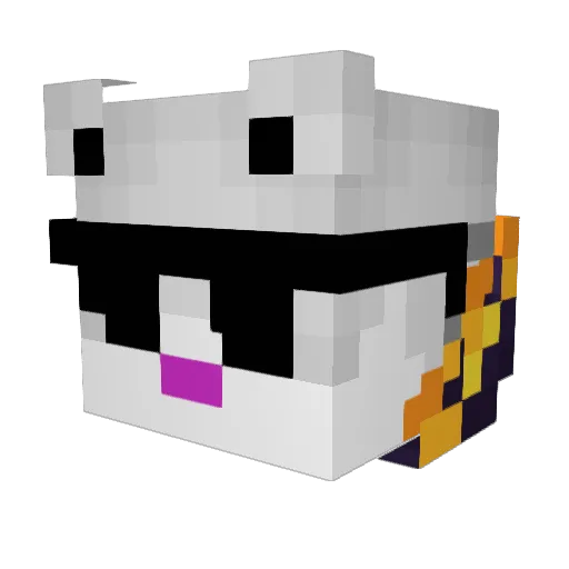 darkleonard2 Minecraft avatar head, 3D render