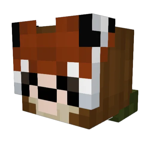 darklight1188 Minecraft avatar head, 3D render