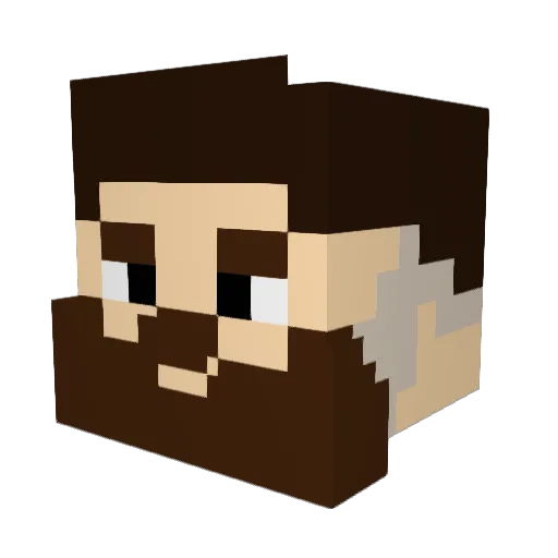 darklion188 Minecraft avatar head, 3D render