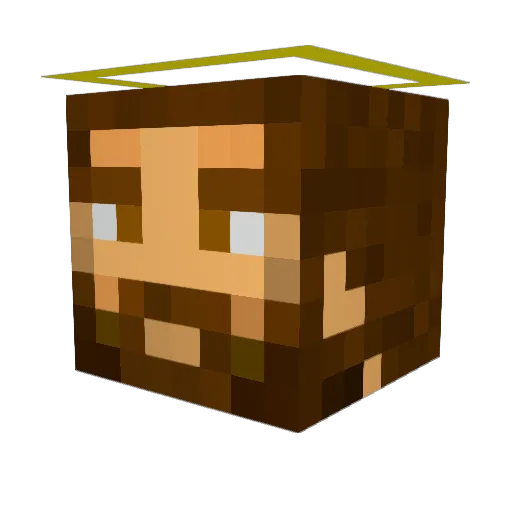 darklord8292 Minecraft avatar head, 3D render
