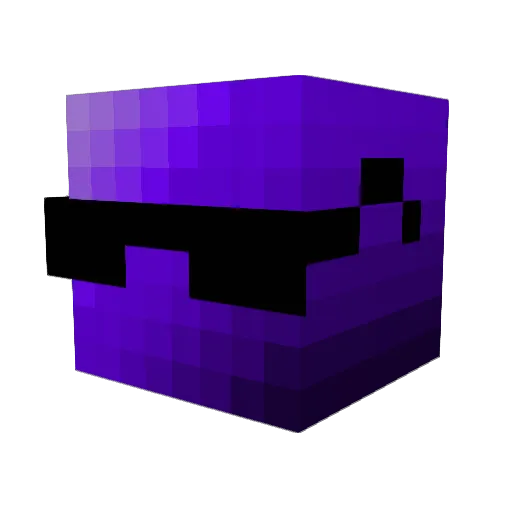 darklordcfa Minecraft avatar head, 3D render