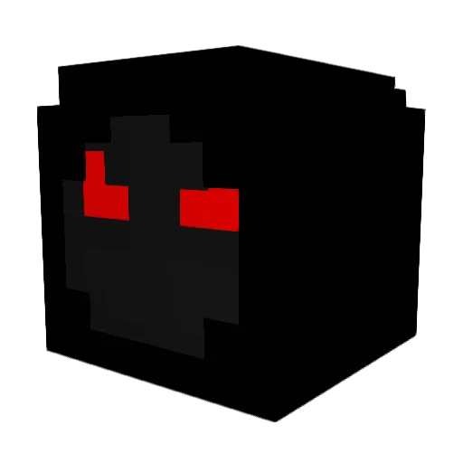 darklordk Minecraft avatar head, 3D render
