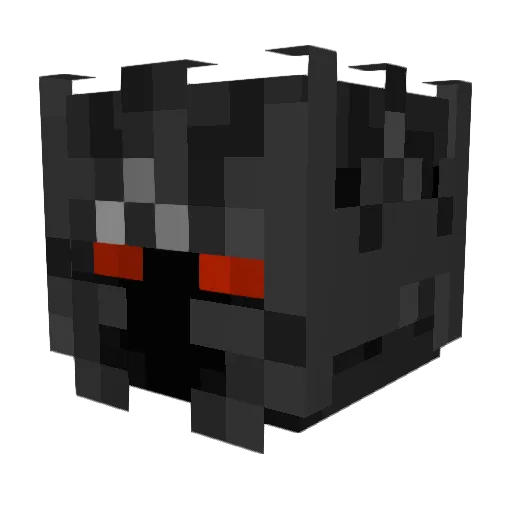 darklordmorgoth Minecraft avatar head, 3D render