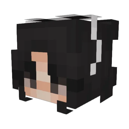 darklyps Minecraft avatar head, 3D render