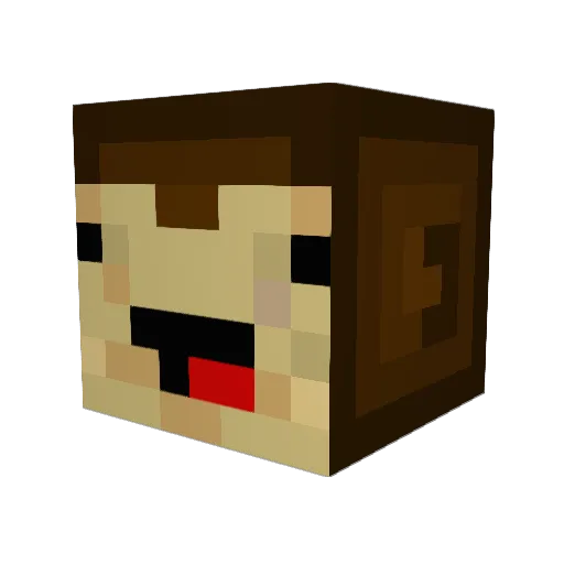 darkmarc13 Minecraft avatar head, 3D render