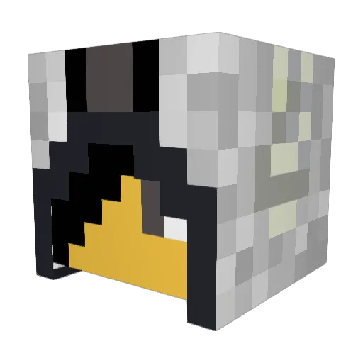 darkmaster264 Minecraft avatar head, 3D render