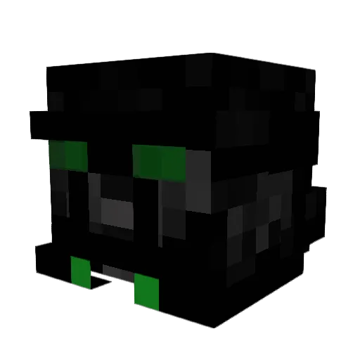 darkmax000 Minecraft avatar head, 3D render