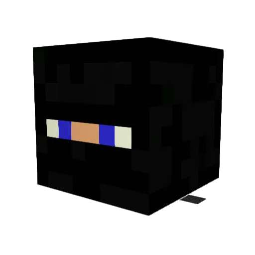darkmessenger84 Minecraft avatar head, 3D render