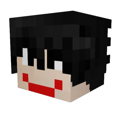 darkmine14 Minecraft avatar head, 3D render