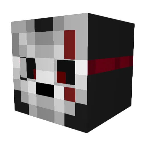darknighht12 Minecraft avatar head, 3D render
