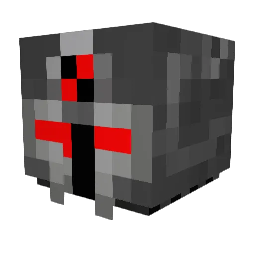 darknight477 Minecraft avatar head, 3D render