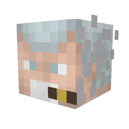 darknightxx15 Minecraft avatar head, 3D render