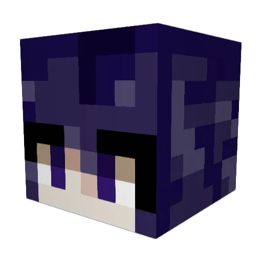 darknius17 Minecraft avatar head, 3D render