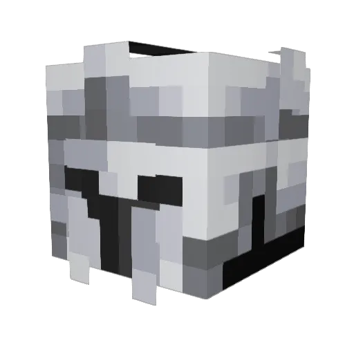 darknutella98 Minecraft avatar head, 3D render