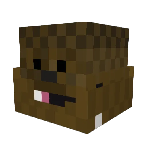 darkojosh Minecraft avatar head, 3D render