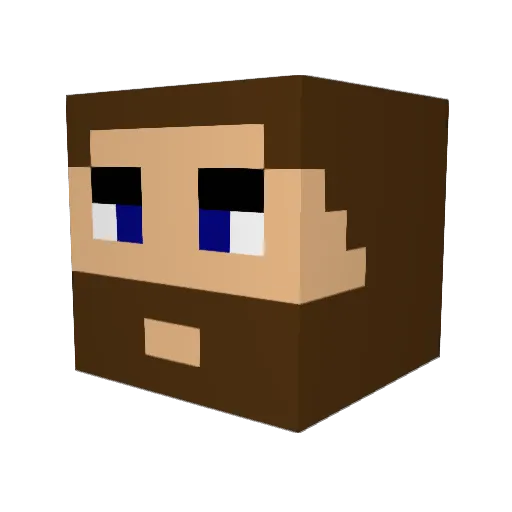 darkokiller12 Minecraft avatar head, 3D render