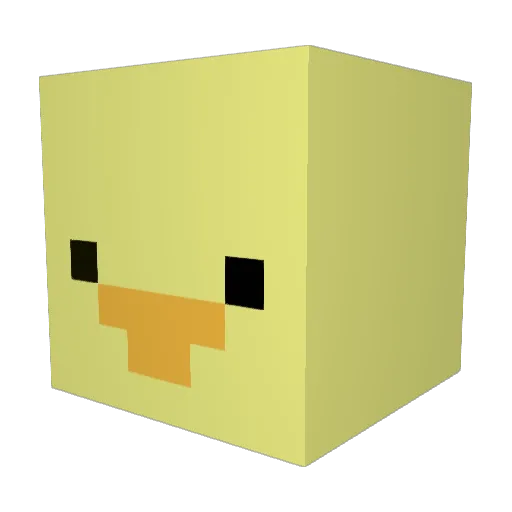 darkone21 Minecraft avatar head, 3D render
