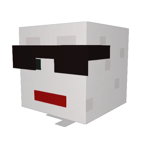darkopal2 Minecraft avatar head, 3D render