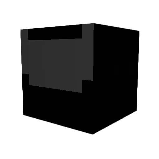 darkops12045 Minecraft avatar head, 3D render
