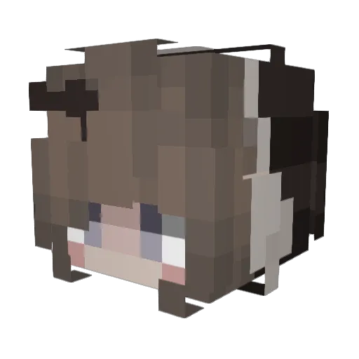 darkosfangirl Minecraft avatar head, 3D render