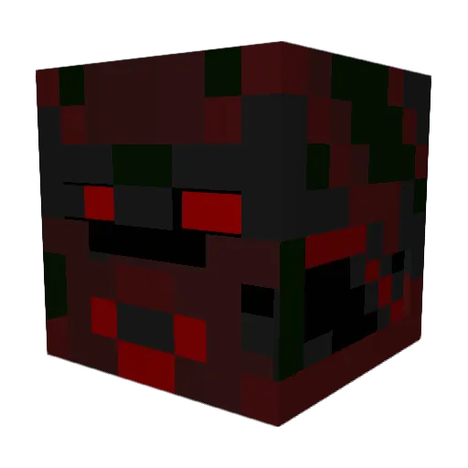 darkoyce Minecraft avatar head, 3D render
