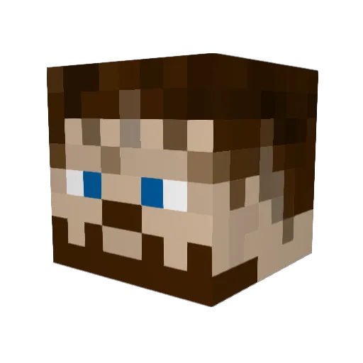 darkpegasus333 Minecraft avatar head, 3D render