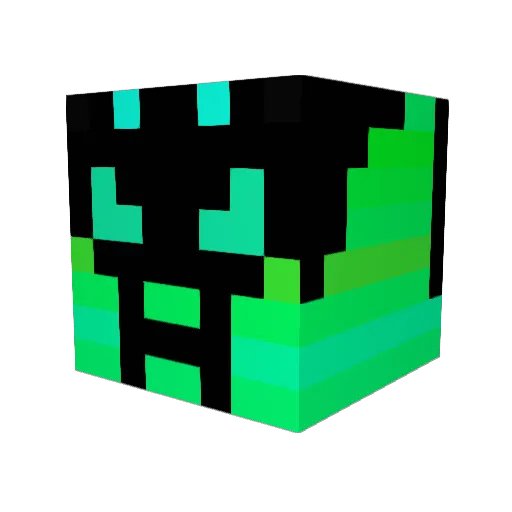 darkphantom1437 Minecraft avatar head, 3D render