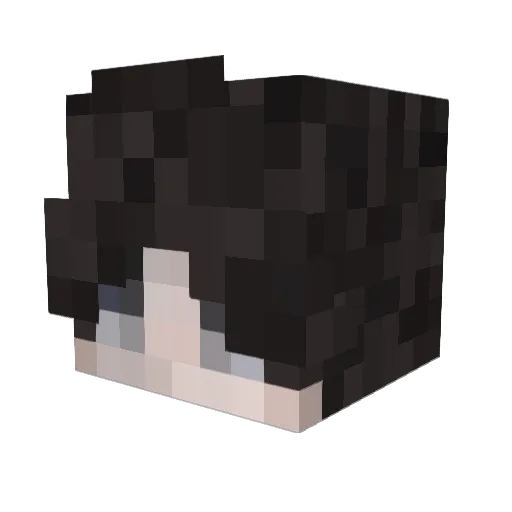 darkptbr Minecraft avatar head, 3D render