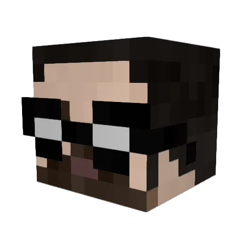 darkreaper419 Minecraft avatar head, 3D render
